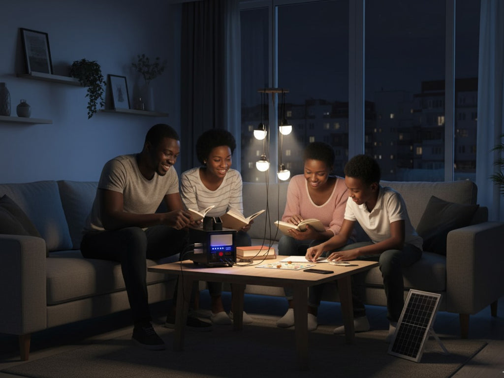 Système Solaire 20W avec Ampoule