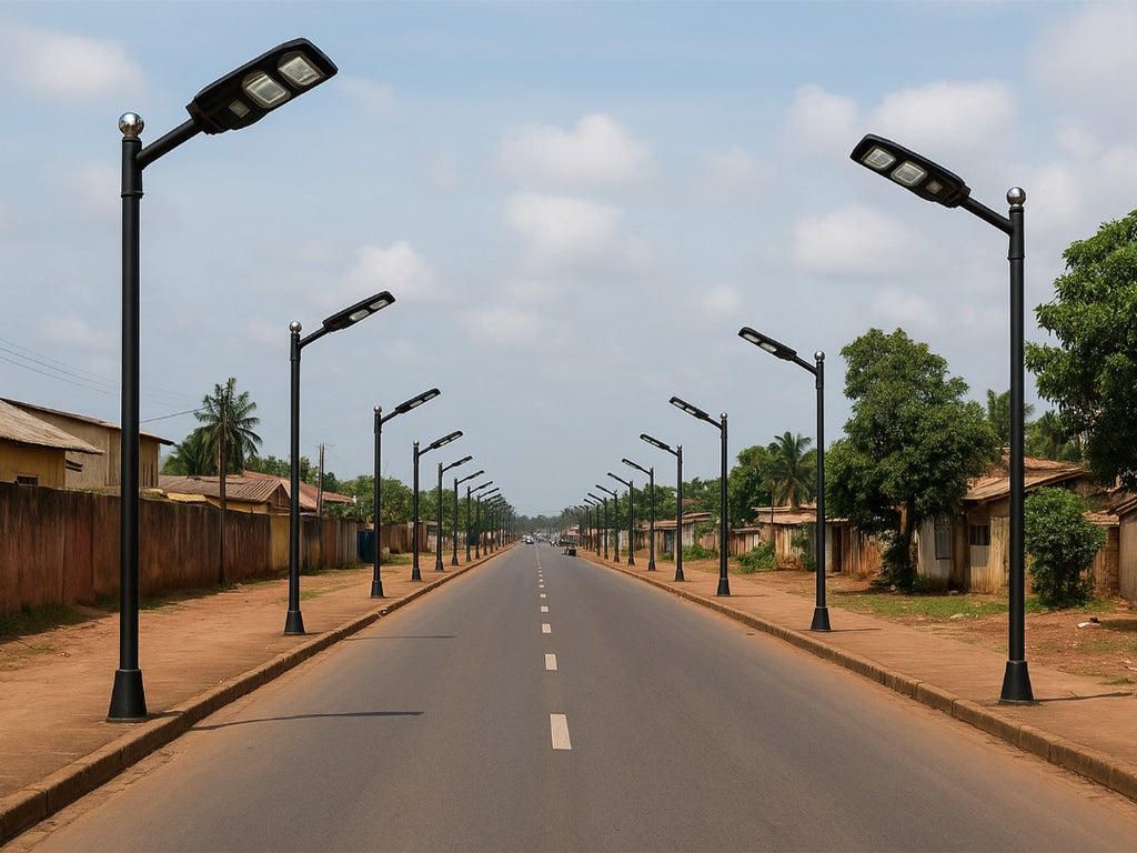 Lampadaire Solaire LED 100W ABS