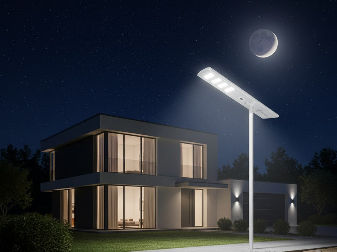 Lampadaire Solaire LED 120W