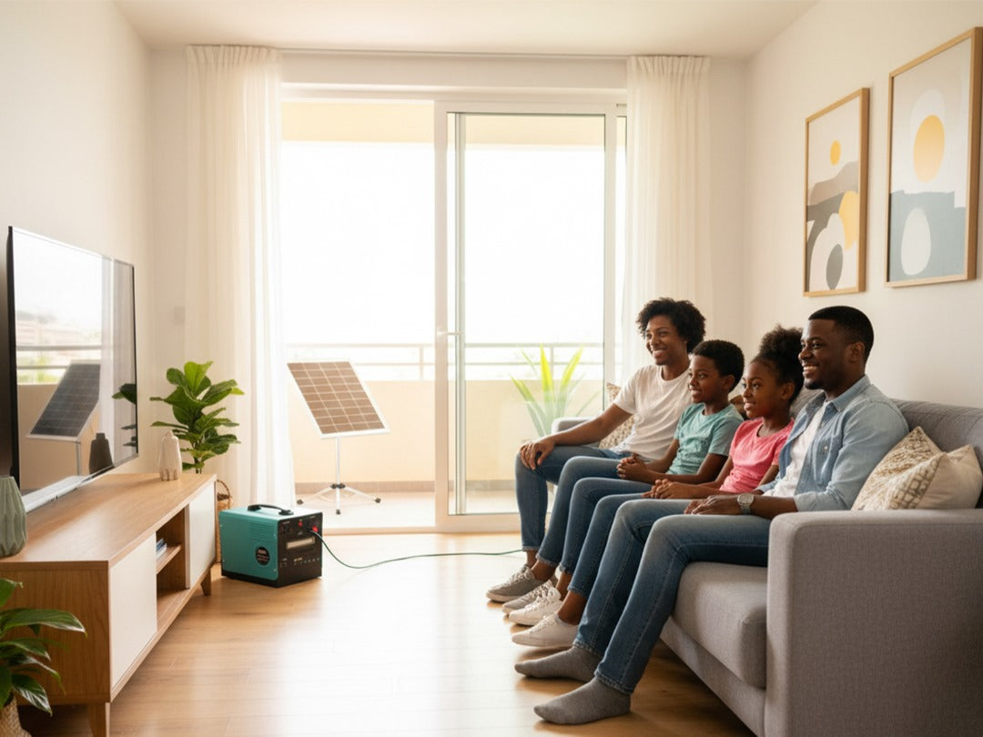 Système Solaire 1000W avec Sortie AC